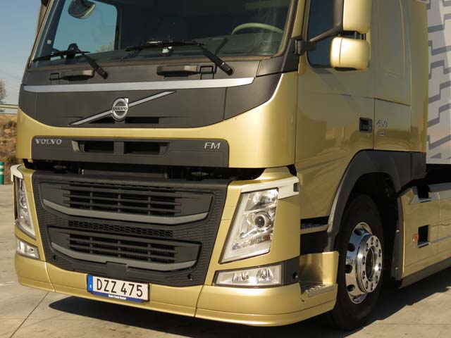 El nuevo Volvo FM Euro 6 mantiene la estructura básica de la cabina en los anteriores FM Euro 5.